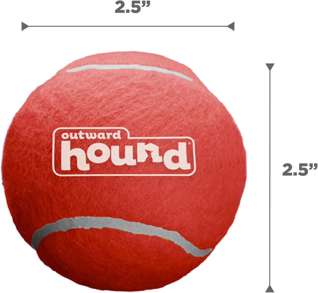 High bounce natural rubber canine training balls with internal squeakers closeup view