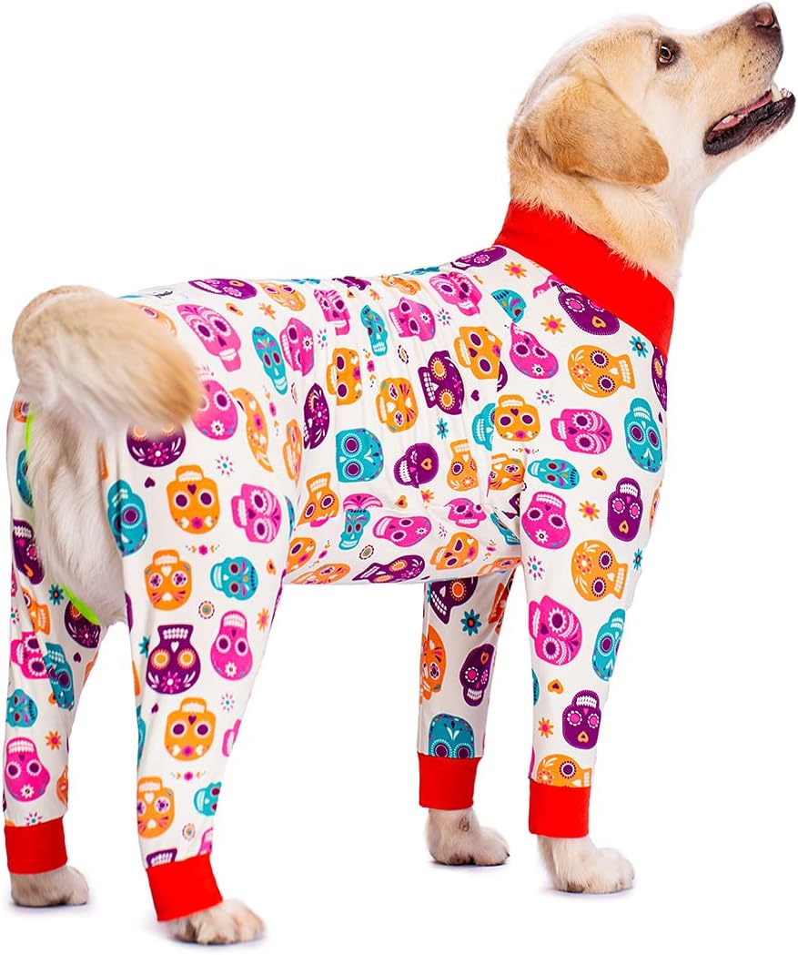 Surgery Recovery Suit Female Male for Dogs After Surgery Medium Large Dogs Onesie,Lightweight Dog Recovery Suit for Shedding Prevent Licking Surgical Wound,Dog Pajamas Pjs,Full Belly - Image 12