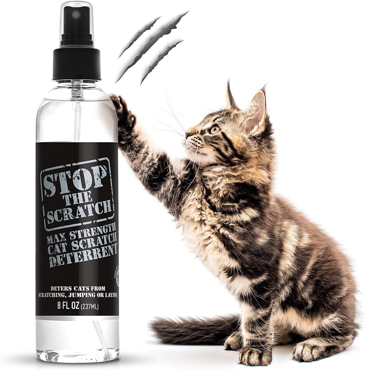 Emmy's Best EBPP Stop The Scratch Cat Spray Deterrent front view professional packaging