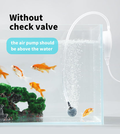 Close up of Cuypas silent piezoelectric aquarium aerator