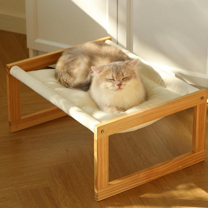 High-density velvet texture of the Fukumaru cat bed cushion