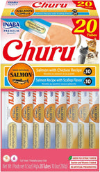 INABA Churu Cat Treats, Lickable, Squeezable Creamy Pure Cat Treat with Green Tea Extract & Taurine, 0.5 Ounces Each Tube, 20 Tubes, Tuna Variety - Image 13
