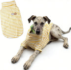 Turtleneck Dog Shirt Cute Doggie Embroidery Super Soft Dog Sweatshirt Stretchy Striped Puppy Pullover for Cats Small Medium Large Dogs (X-Large, Brown Striped) - Image 10