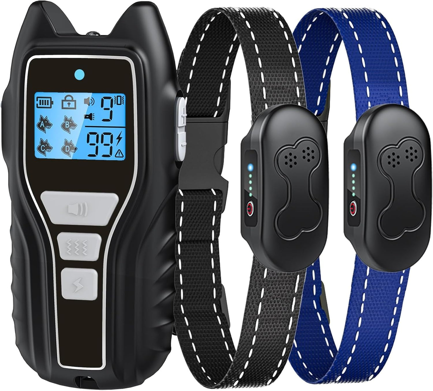Asrcs 2 dog training system remote front view