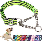 Martingale Dog Collar with Soft Padded - Reflective Choke Chain Collar, Heavy Duty Dual D-Rings no Pull Dog colla for Large/Medium/XL,XXL Dogs - Comfort Training Collar(Black M) - Image 10