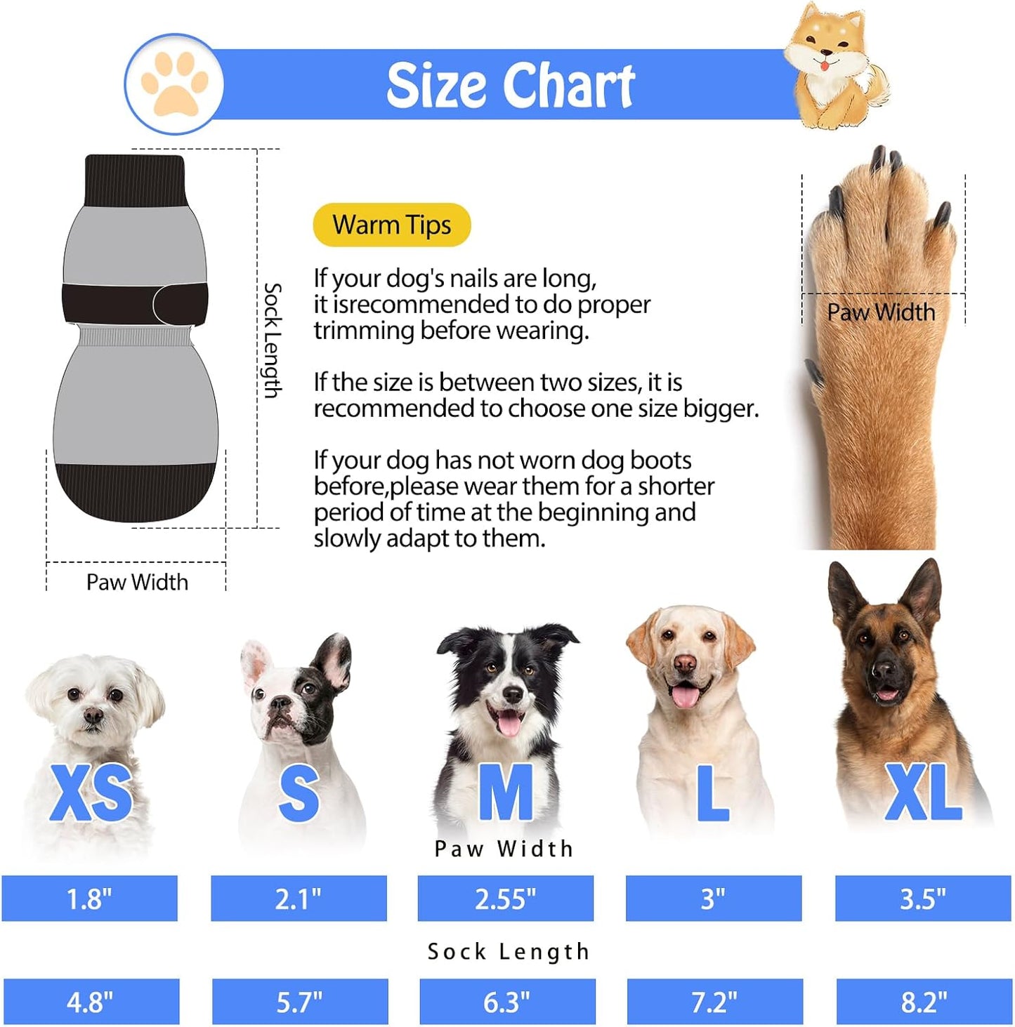 Scenereal dog socks showing double-sided grip pattern