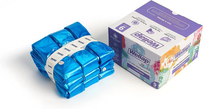 Seven layer odor barrier refill bags for cat waste disposal cartridges.