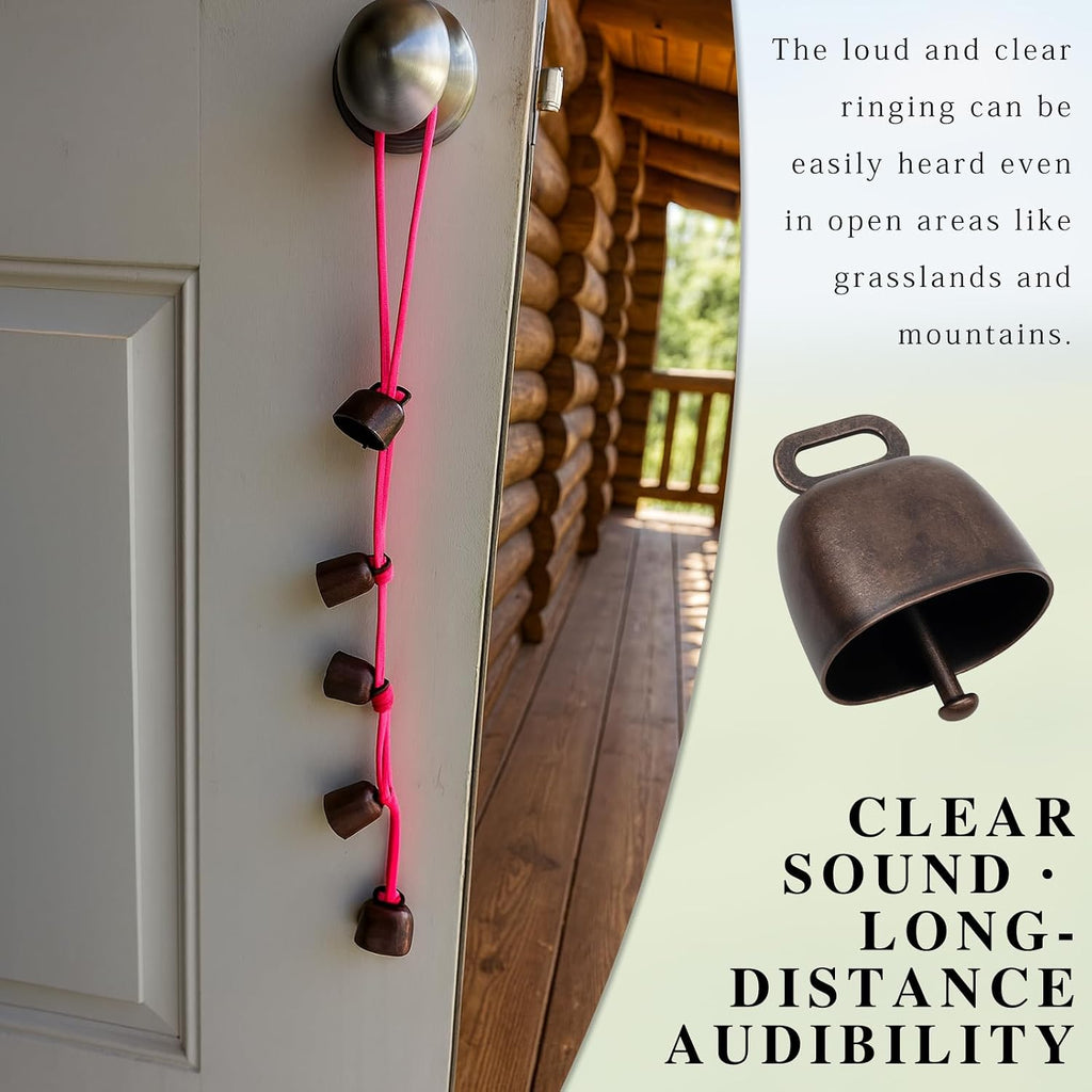 Small metal grazing bells for cat and dog collars