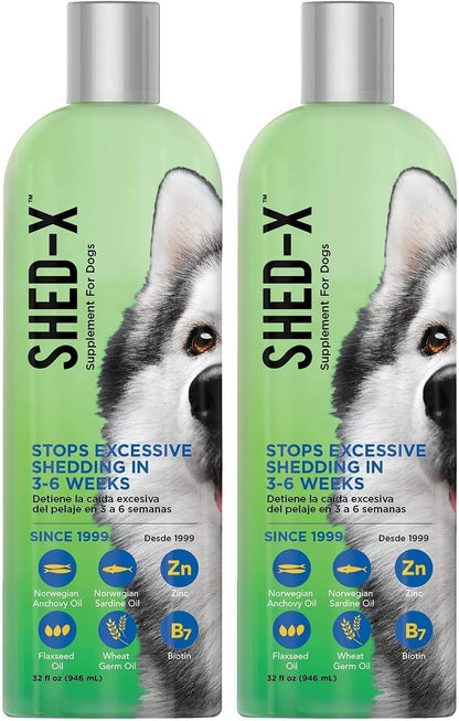 Shed-X Liquid Dog Supplement, 32oz - 100% Natural - Helps Dog Shedding, Fish Oil for Dogs Supports Skin & Coat, Dog Oil for Food with Essential Fatty Acids, Vitamins, and Minerals - Image 10
