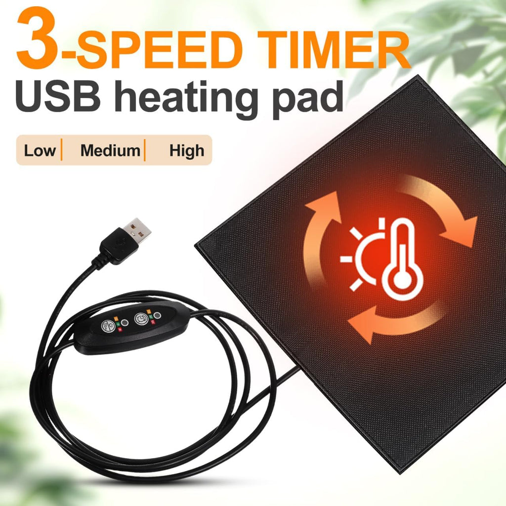 Magiclulu USB thermal pad for birds and reptiles close up angle
