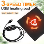 Magiclulu USB thermal pad for birds and reptiles close up angle
