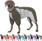 AOFITEE Fullbody Dog Coat Warm Fleece Dog Jacket, Windproof Dogs Winter Coat with Harness Built in, Reflective Turtleneck Dogs Snowsuit Puffer Jacket, Four Legged Snow Suit for Small Medium Large Pet - Image 10