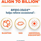 Align Probiotic supplement facts nutrition label