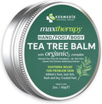 KESMEDIK MaxTherapy Tea Tree Oil Balm front view for skin rash relief