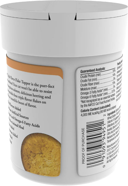 Close up of Good 'N' Tasty cat food topper texture