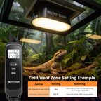 Dual dome reptile light fixture with dual switches and independent porcelain sockets
