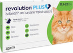 Revolution Plus (selamectin and sarolaner Topical Solution) for Cats, 5.6-11 lbs (Orange), 1 Tube - Image 14