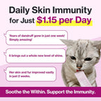 Doctor By lickable feline supplement packaging showing human grade raw materials certification.