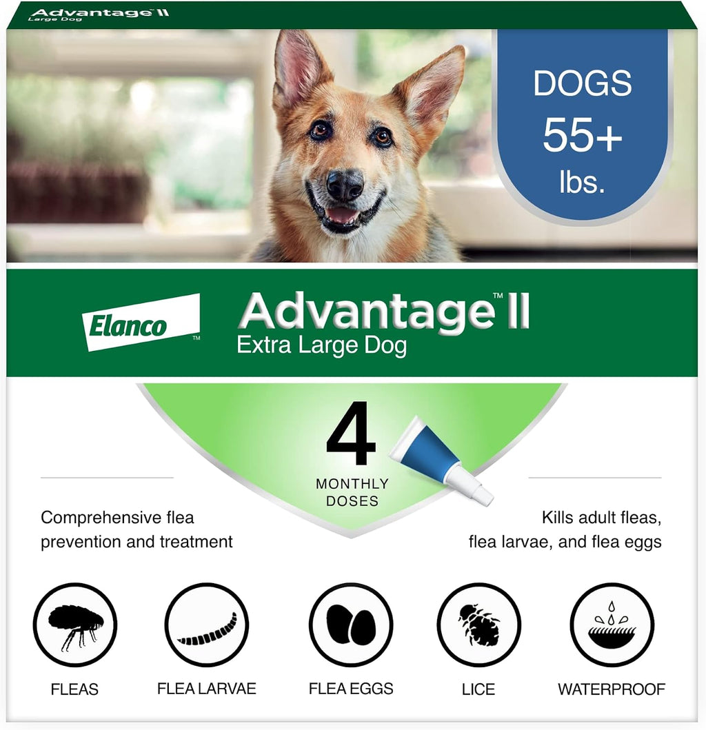 Advantage II XL Dog Vet-Recommended Flea Treatment & Prevention | Dogs Over 55 lbs. | 6-Month Supply - Image 10