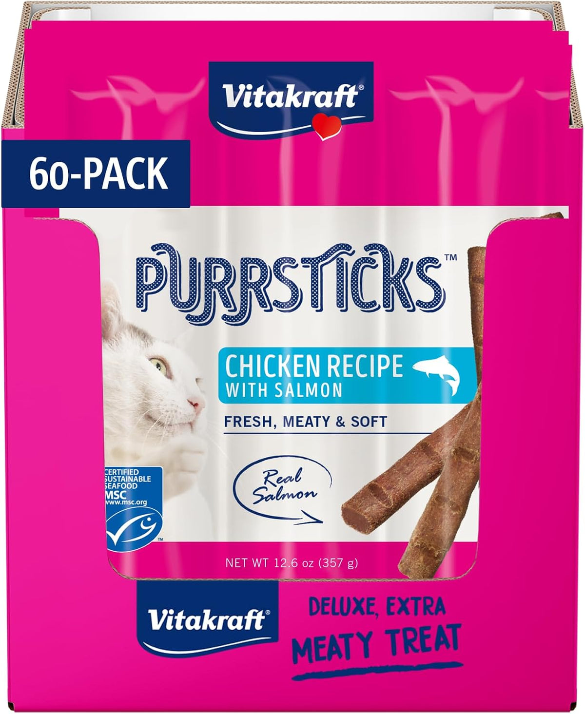 Vitakraft PurrSticks Meaty Cat Sticks - Chicken - Segmented and Breakable Meatstick - Deliciously Tender, 6 Count (Pack of 1) - Image 10