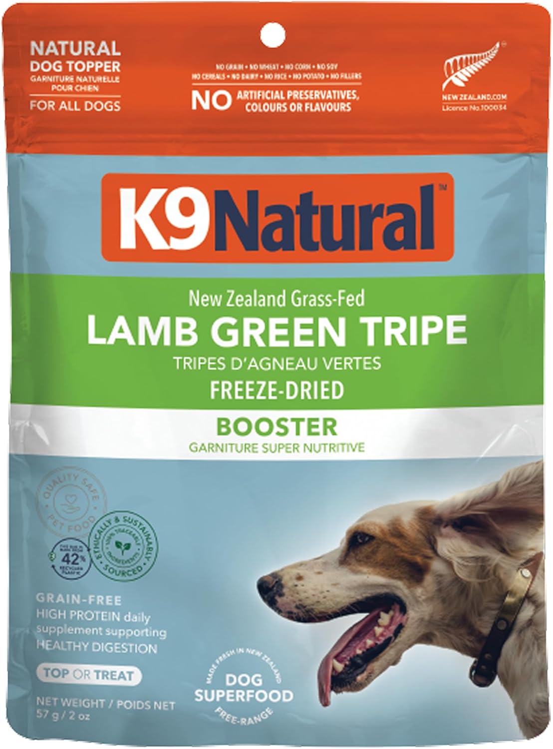 K9 Natural Freeze Dried Dog Food Topper with Verified Ingredients, Organ Meat Blend for Digestive Support, Human-Grade Freeze Dried Puppy Food & Dog Topping, Lamb Green Tripe, 7oz - Image 12
