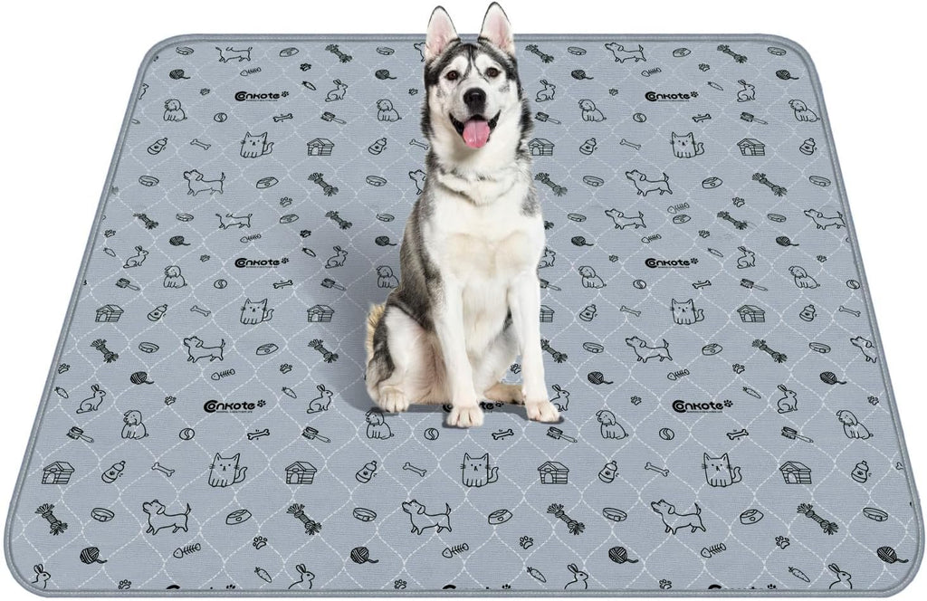 Conkote pet mat protecting a floor from spills
