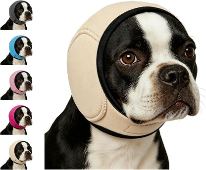 Zenpup Noise Cancelling Ear Wrap, Dog No Shake Ear Muffs Noise Protection Firework Thunder Vacuum, Comfortable Quiet Dogs Calming Hoodie, Adjustable for Grooming Bathing & Swimming (Black, Medium) - Image 11