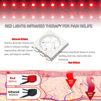 Lanoune wearable equine light therapy wrap showcasing dual wavelengths