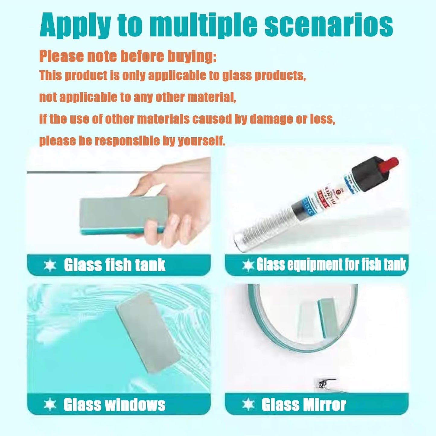 Zoewan aquarium maintenance tools for small glass fish tank cleaning