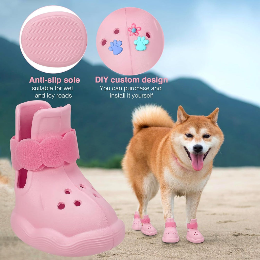 Detailed view of breathable mesh material on Qxapa pet shoes