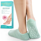 MoyRetty moisturizing silicone gel socks front view spa pedicure foot care