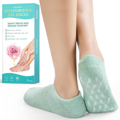 MoyRetty moisturizing silicone gel socks front view