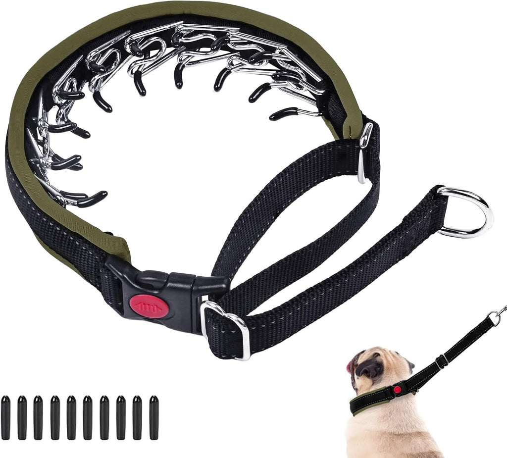 Martingale No Pull Dog Collar - Heavy Duty Nylon with Buckle, Adjustable Anti Pull Reflective Slip for Large Medium Small Dog Training Walking M Purple - Image 11