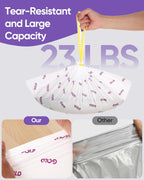 AWoHH leak proof heavy duty cat litter bags packaging close up