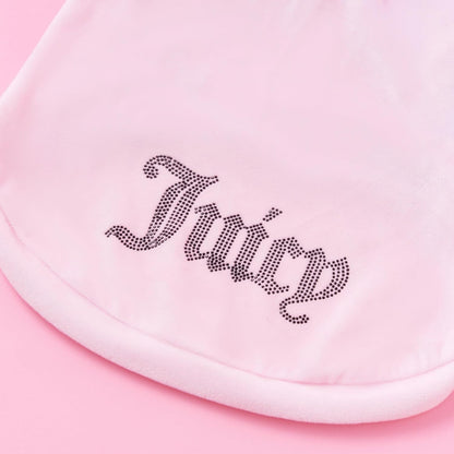 Authentic Juicy Couture small pet clothing pink color flat lay