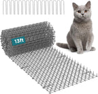 Petfolio 12 Pack Scat Mat for Cats - 16 x 8 Inch Cat Deterrent Mat with Spikes with 1 Inch Spikes, 6 Garden Staples & 10 Zip Ties. Pet Training Mat for Cat Repellent Indoor & Outdoor - Image 9