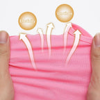 Close up of breathable fabric on Heywean cat onesie