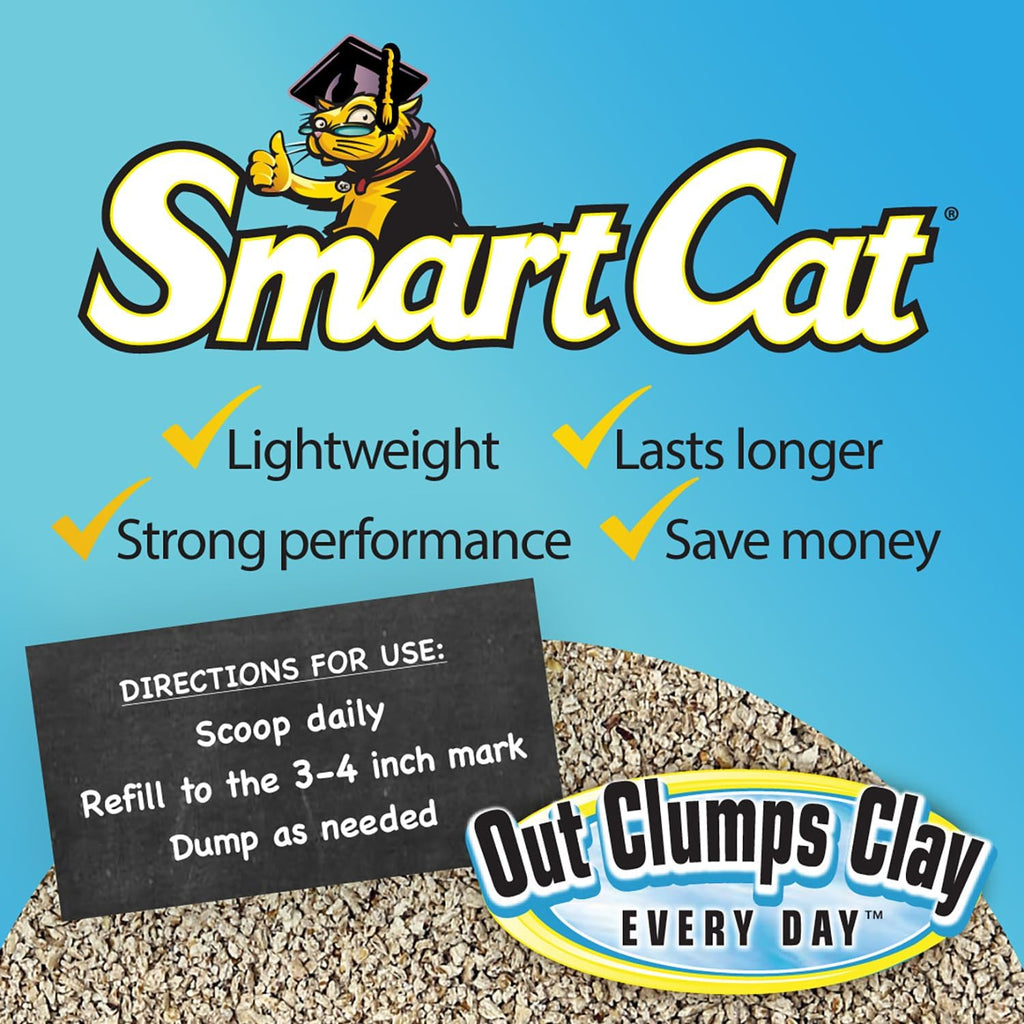 SmartCat eco friendly cat litter 20 lb packaging display