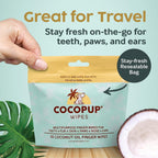 Cocopup premium imported pet teeth cleaning finger pads for bad breath
