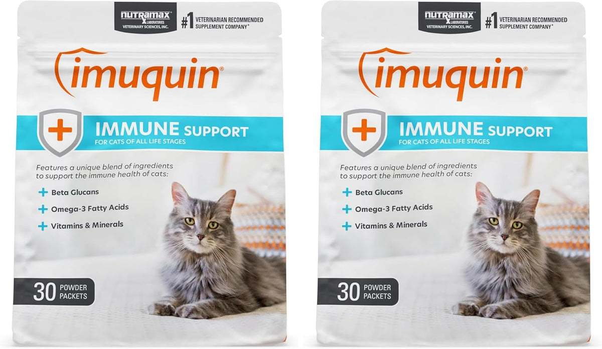 Nutramax Imuquin Immune Health Supplement for Cats, with Astaxanthin and Beta Glucans, 30 Sprinkle Capsules - Image 10