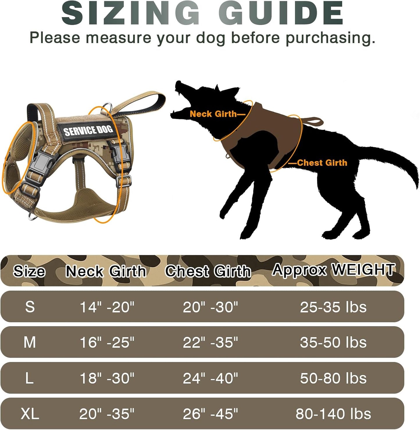 Reflective nylon dog harness being adjusted for a secure snug fit.
