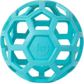 JW Pet Hol-ee Roller blue large dog puzzle ball front view