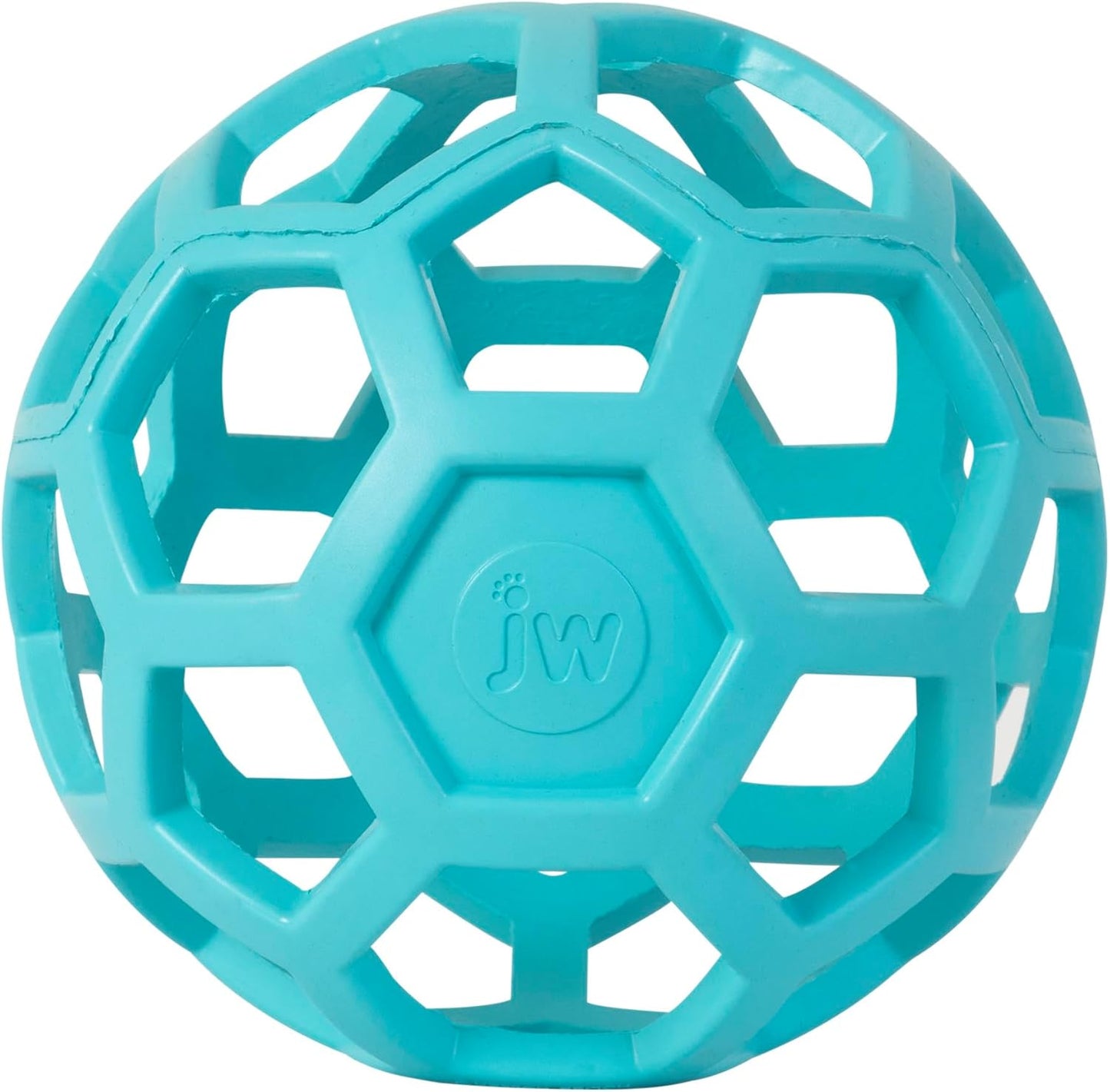 JW Pet Hol-ee Roller blue large dog puzzle ball front view