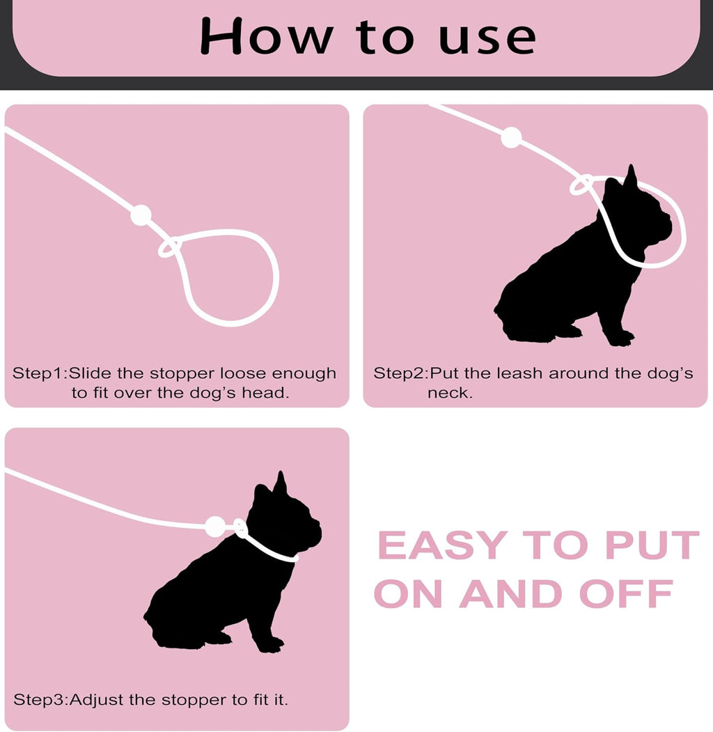 Tochibabe brand imported pet walking leash in vibrant pink colorway.