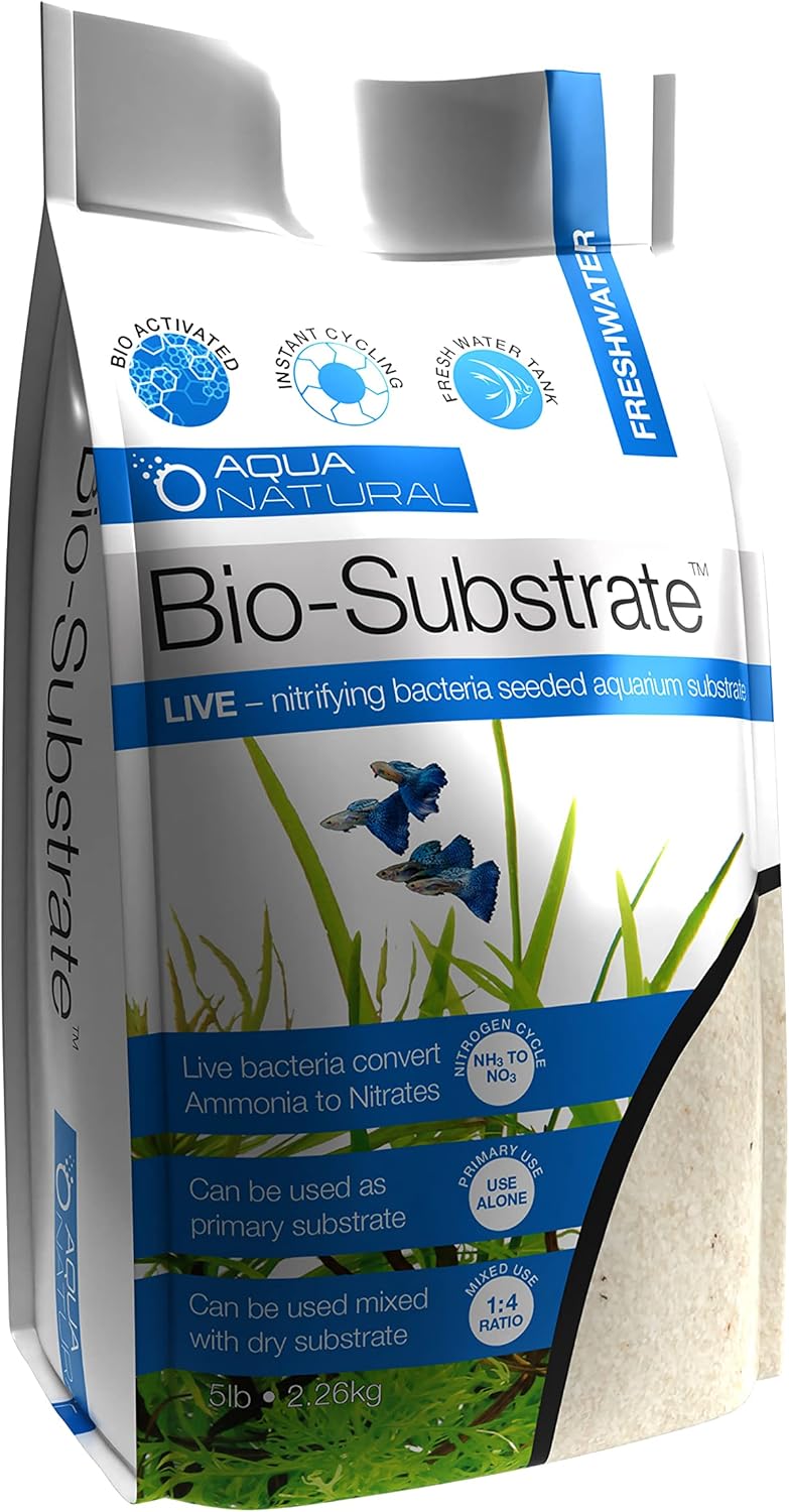 Aqua Natural sugar white sand bio substrate front view product packaging