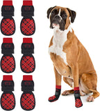 BEAUTYZOO Non Slip Dog Socks to Prevent Licking Paws, Dog Shoes Booties for Hardwood Floors Anti Slip-Thick Grip Works Even When Twisted-Paw Protector for Cold Pavement Small Medium Large Senior Dogs - Image 11