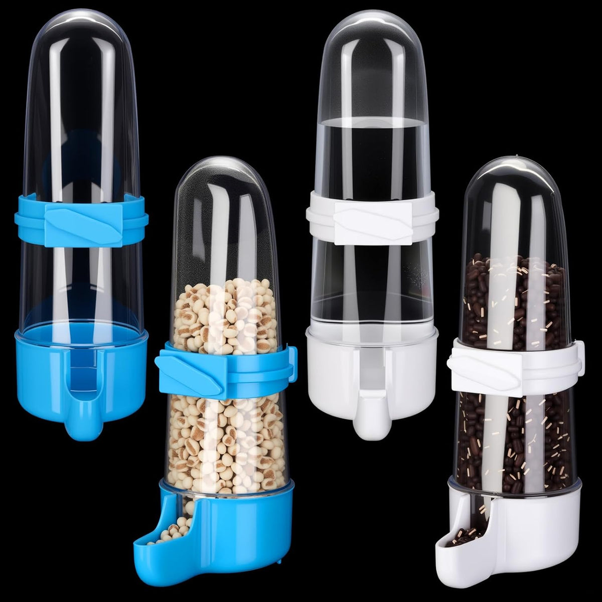 Pack of Weewooday classic style bird water feeders displayed together