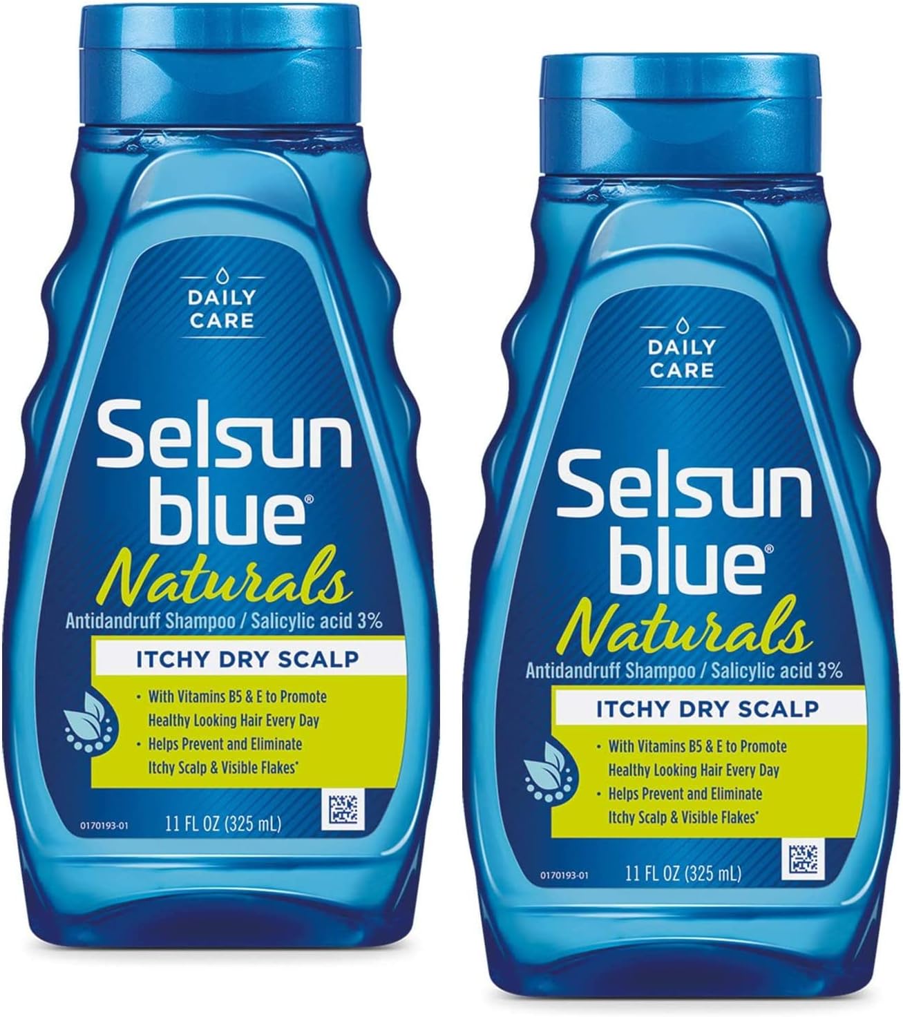 Selsun Blue Naturals Itchy Dry Scalp Antidandruff Shampoo, Extra-Hydrating Formula With Vitamins B3 and E, 11 fl. oz. - Image 12