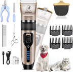 Gooad professional dog clippers front view cordless grooming kit