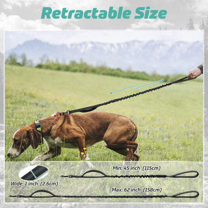Rabbitgoo military grade dog training leash fully extended view